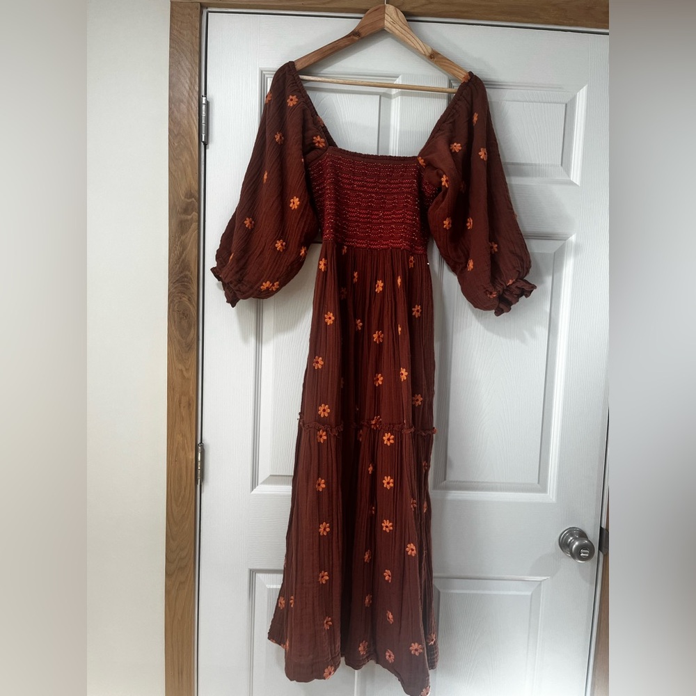 Authentic FP Dahlia Dress- Terracotta